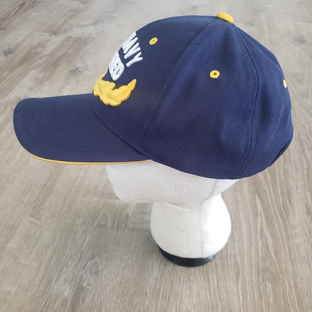 US Navy Retired Officer‎ Adjustable Strapback Baseball Hat Cap Scrambled Eggs - Picture 3 of 7